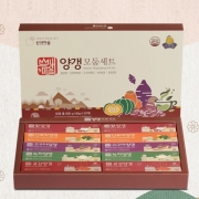 수제 모둠 양갱세트 20개입(팥,단호박,고구마,녹차,곶감)+쇼핑백
